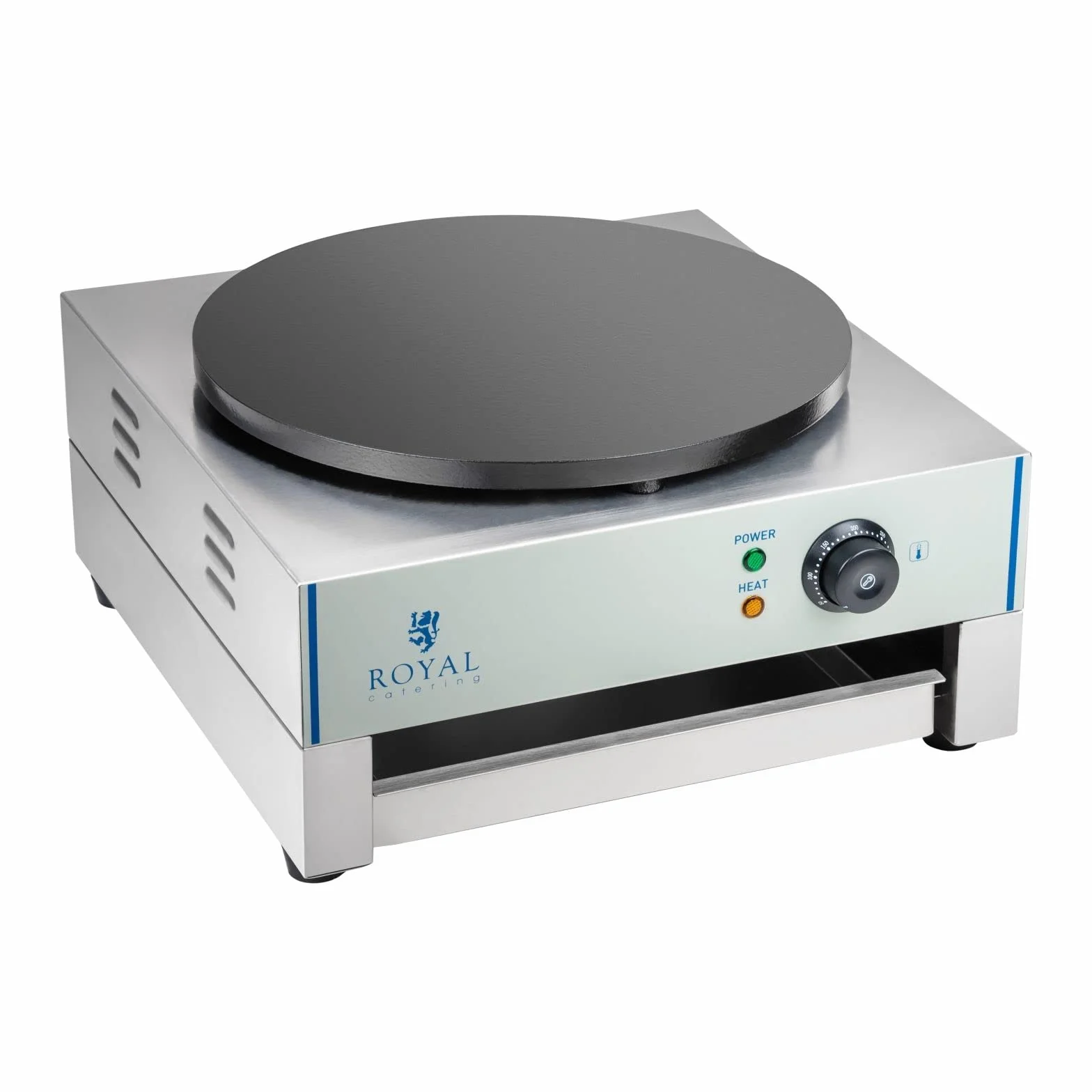 Royal Catering - RCEC-3000-E - Crepiera elettrica - diametro 40 cm