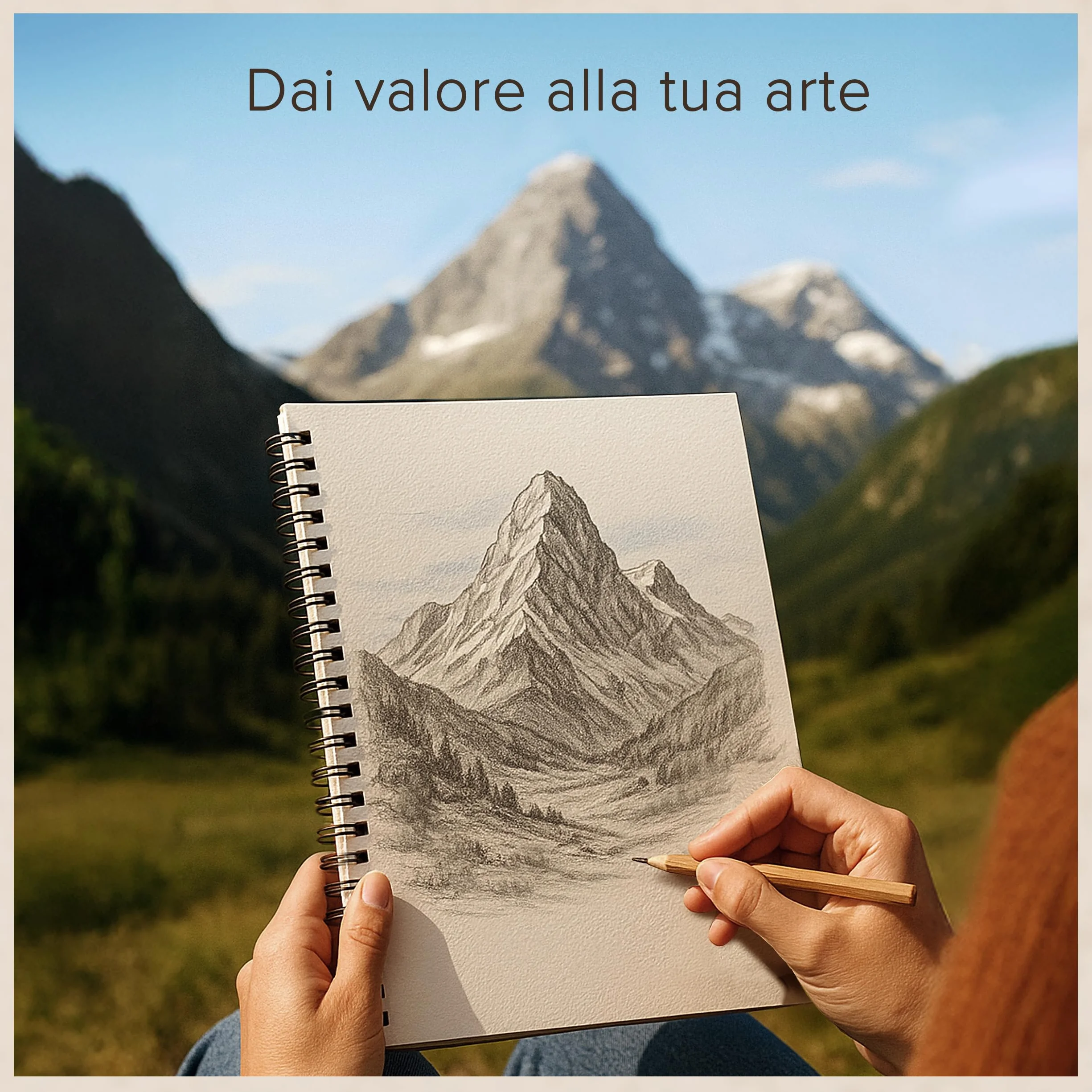 Blocco per Schizzi A4 con Copertina Rigida 200 g/m² Spirale 21 x 29 cm 40 Fogli 80 Pagine