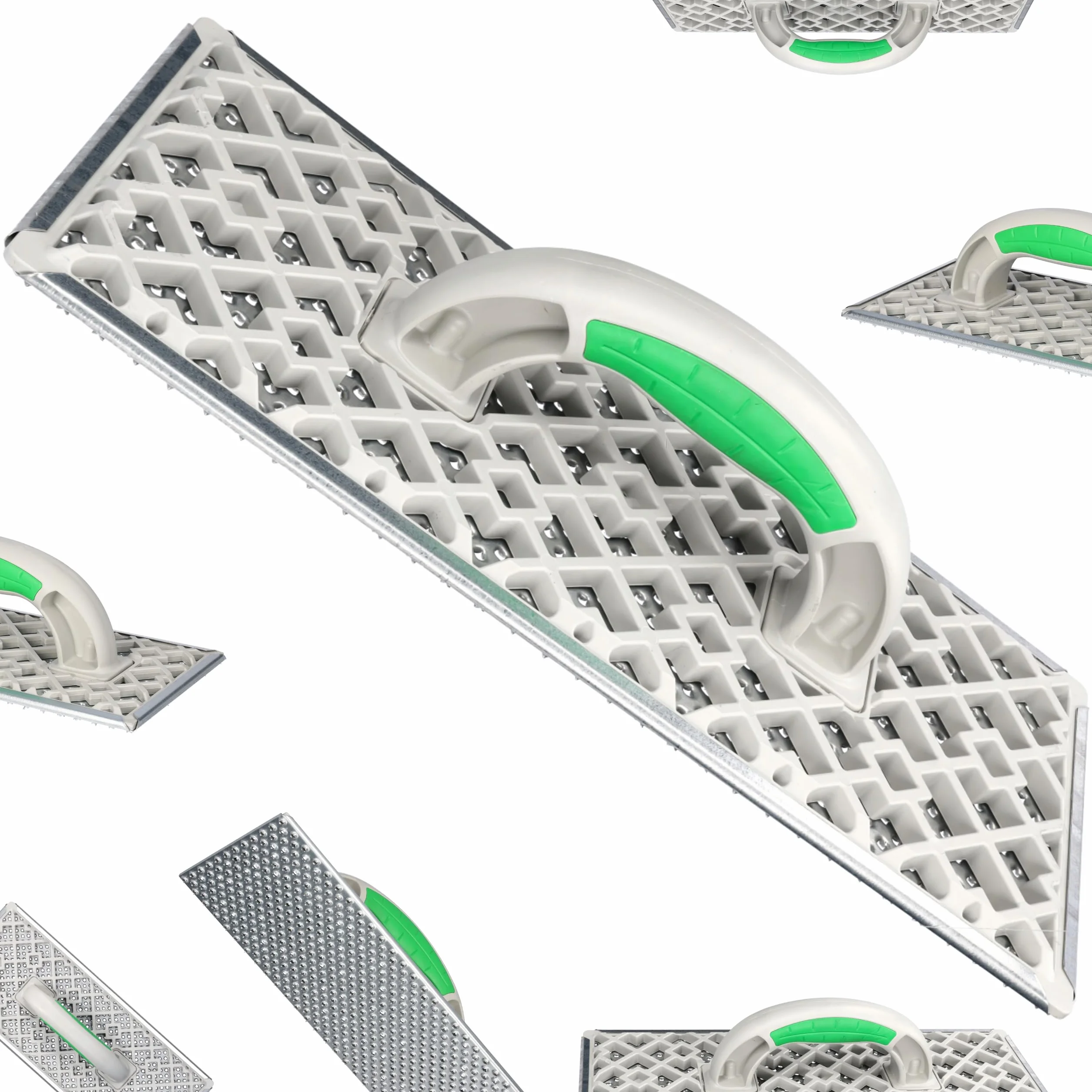 ToolSpace GRANDE Raspa per Styropor, Tavoletta Abrasiva, Levigatrice 380x160mm, Raspa per Styropor, Raschiatore per Styropor, Tavoletta di Raspa, Plastica, Zincata, Lamiera d'Acciaio, Livellamento di