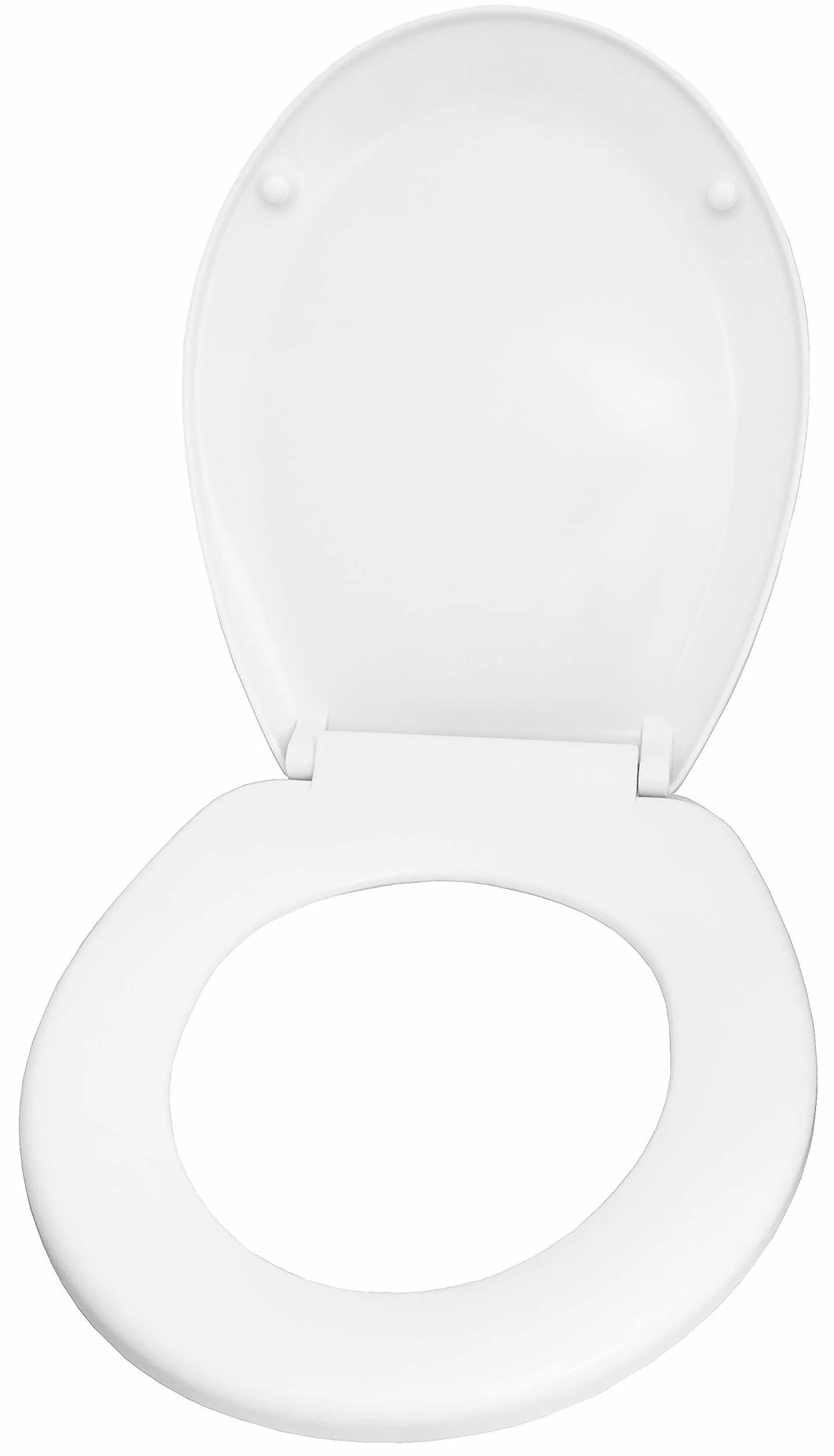 Cornat Palu 1076385 - Sedile WC in termoplastica di facile manutenzione, design semplice si adatta a qualsiasi bagno, sedile del water, copriwater