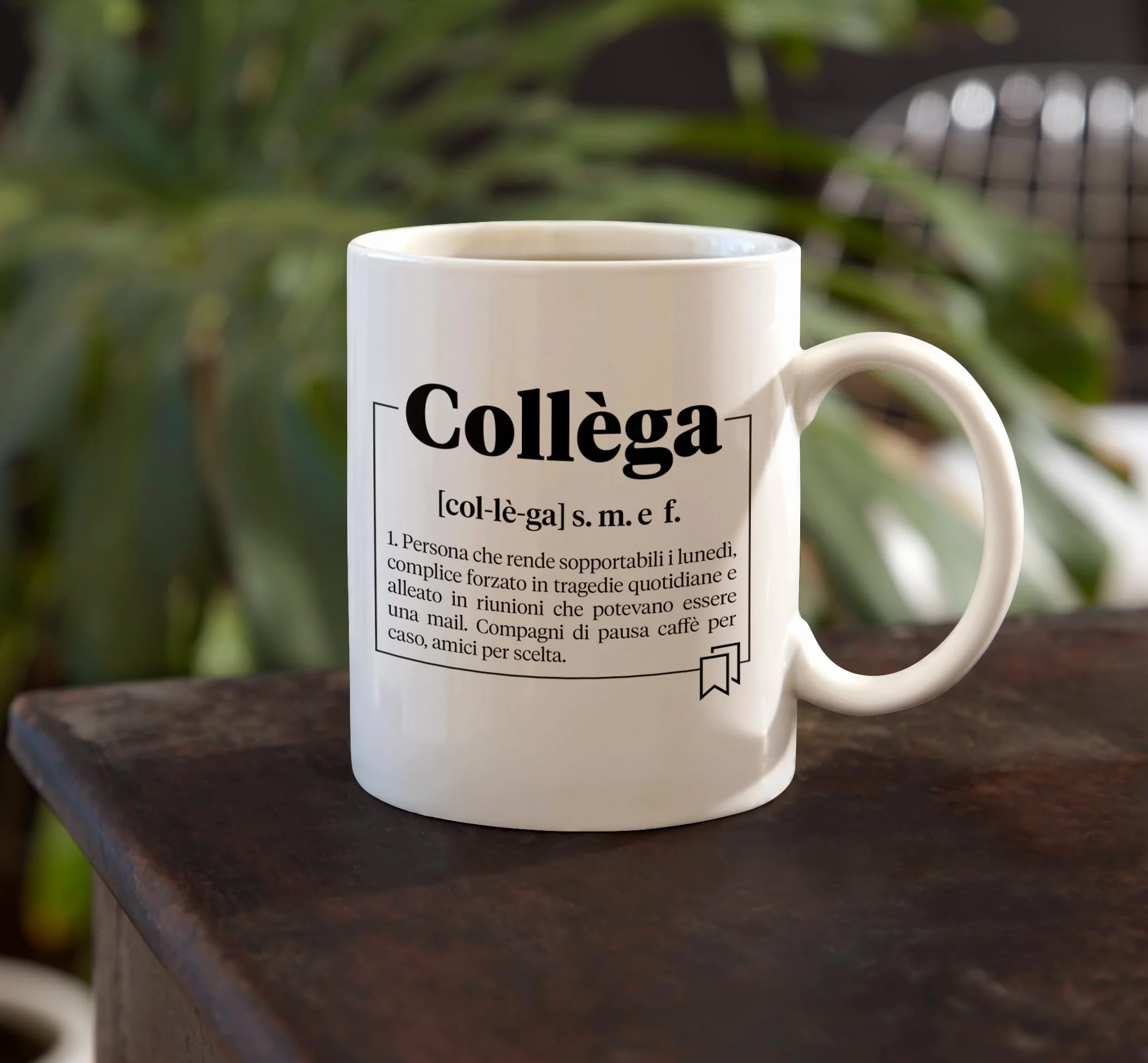 Tazza Collega Secret Santa Ufficio Gadget Simpatici Frasi Motivazionali Divertenti Regalo Collega
