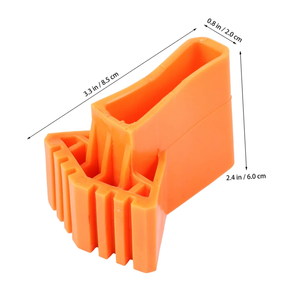 2 Set Tappetino Antiscivolo Pastiglie Scala Ladder Scala Pieghevole Gambe Della Scala Accessorio Per La Casa Piedini in Gomma Tappetino Gomma Da Cancellare Arancia 8 Pezzi * 2
