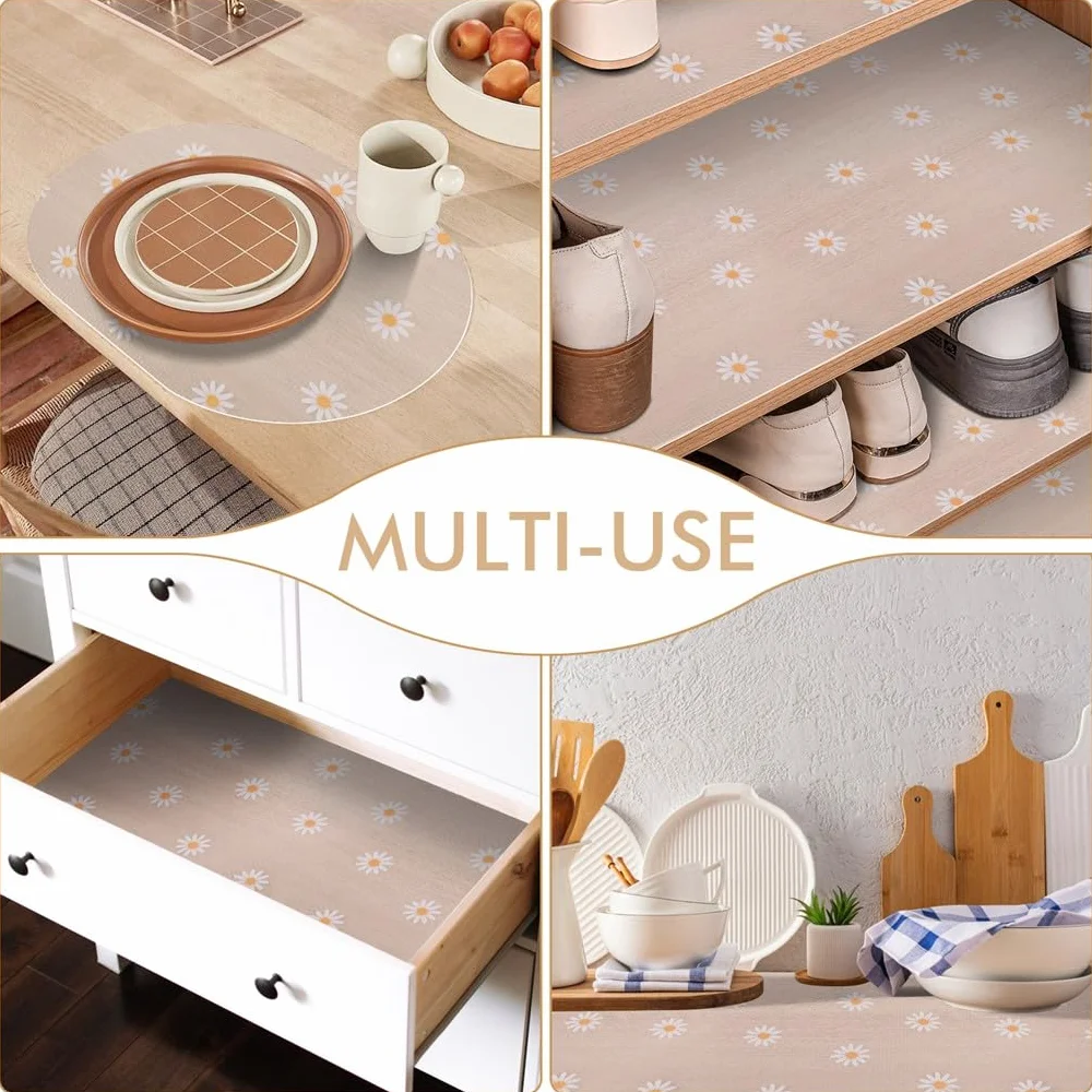 Arthome Fodere Scaffale 30cmx300cm Fodere Armadio, Non Adesivo Scaffale Armadio Prova olio Impermeabile,Antiscivolo Cassetto Fodere EVA scaffale Cucina Plastica per Armadio Frigo