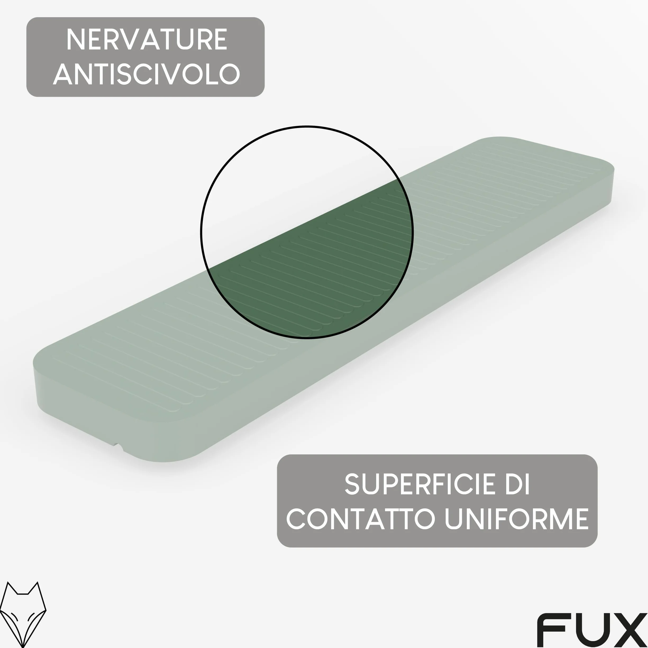 FUX 600 Spessori in Plastica per Mobili - Distanziatori 100x24x1-6mm per Vetri e Piastrelle, Cunei per Parquet - Polipropilene (PP) Resistente - Made in Germany